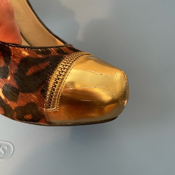 MICHAEL Michael Kors Cynthia Leopard  Size 10 - Picture 7 of 10